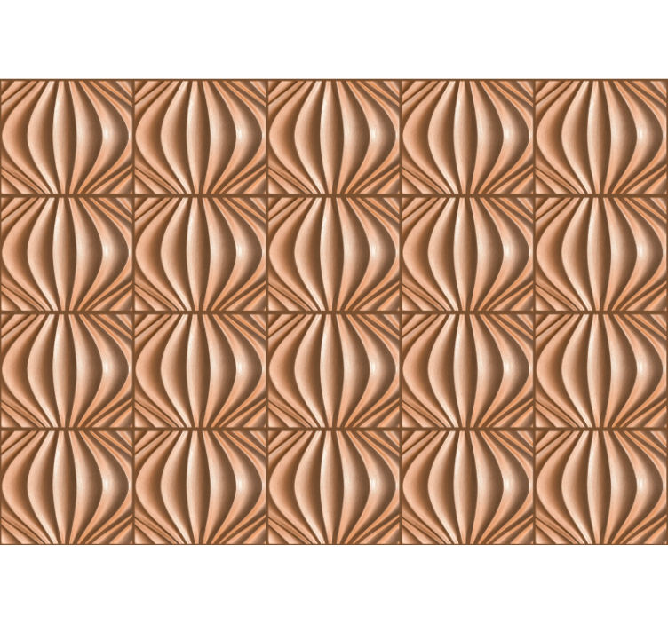 テクスチャとパターン 壁画 テクスチャーウェーブモチーフ - TENSTICKERS