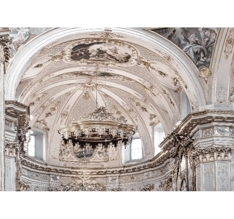 クラシックアート 壁の壁画 精巧な天井デザイン - TENSTICKERS