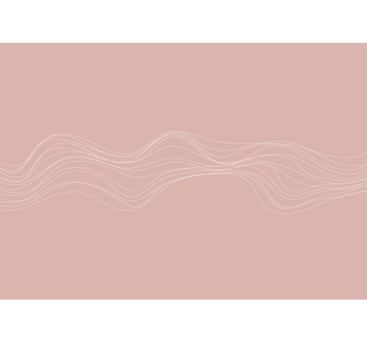 テクスチャとパターン 壁画 エレガントな曲線ライン - TENSTICKERS