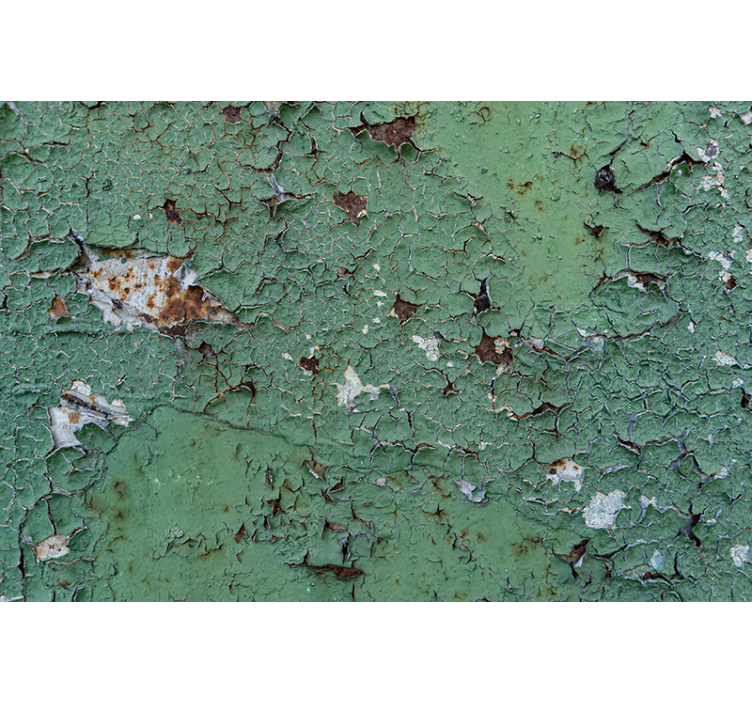 他のテクスチャとパターン 壁画 錆びたピールされた金属 - TENSTICKERS