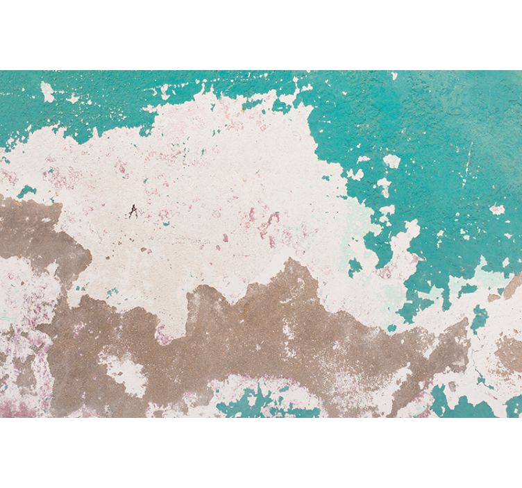 他のテクスチャとパターン 壁画 グランジ落ちた壁 - TENSTICKERS