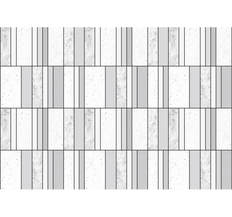 浴室 壁画 マーブルに黒い線が入った - TENSTICKERS