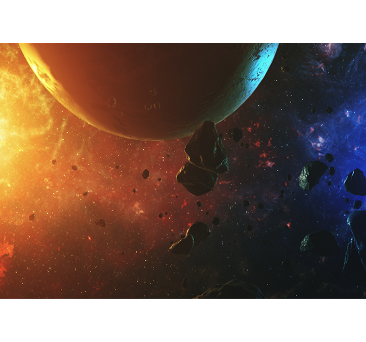 滝の壁の壁画 天上の緑のディスプレイ - TENSTICKERS