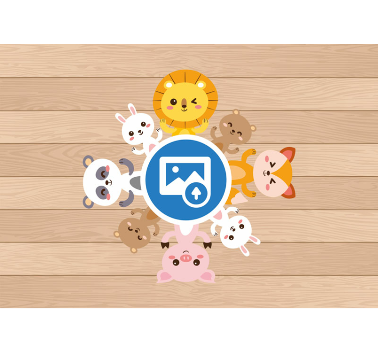 動物 壁画 遊び心満載の動物たち - TENSTICKERS