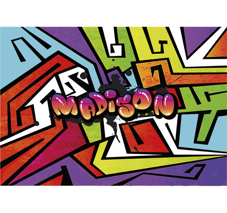 涂鸦 壁画 大胆なストリートアート - TENSTICKERS