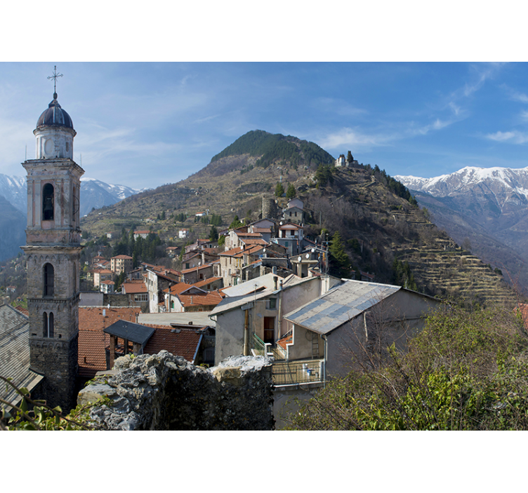 音楽 壁の壁画 アコースティックギターの風景 - TENSTICKERS