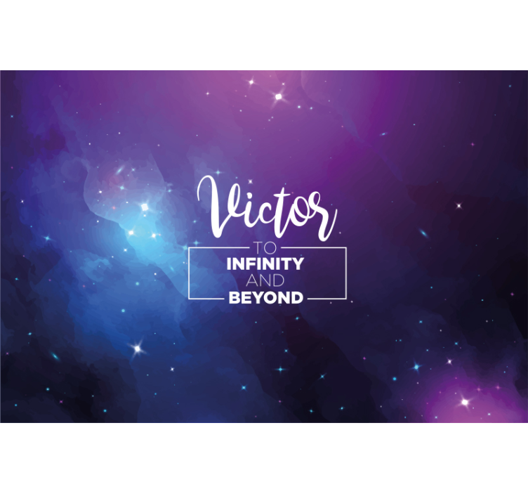 ファンタジー壁画銀河冒険テーマ - TENSTICKERS