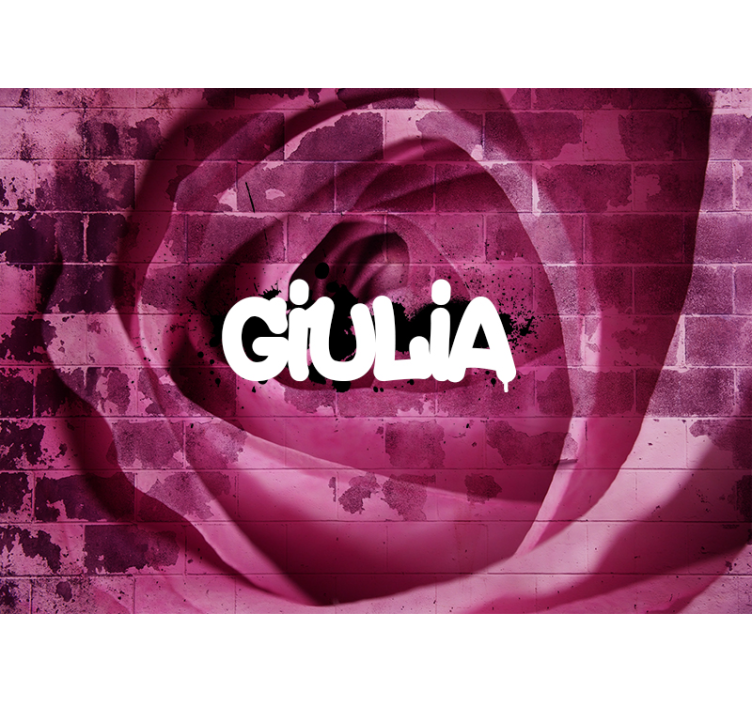 花 柄 壁画 カスタムローズデザイン - TENSTICKERS