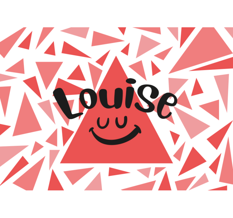 フレーズ壁画 カスタマイズされた名前のデザイン - TENSTICKERS