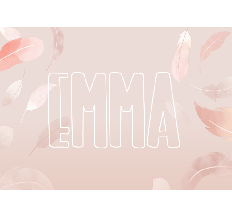 保育園 壁画 名前のカスタマイズ生成 - TENSTICKERS