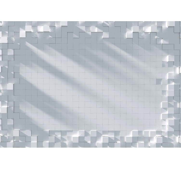 テクスチャとパターン 壁画 幾何学タイルパターン - TENSTICKERS