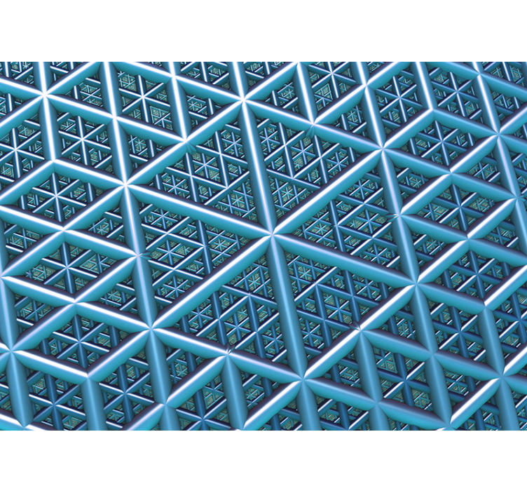 抽象的な壁の壁画幾何学模様構造 - TENSTICKERS