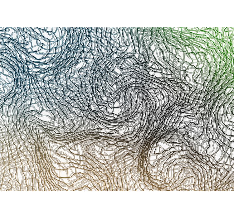 明るい混乱ユリの壁の壁画 - TENSTICKERS