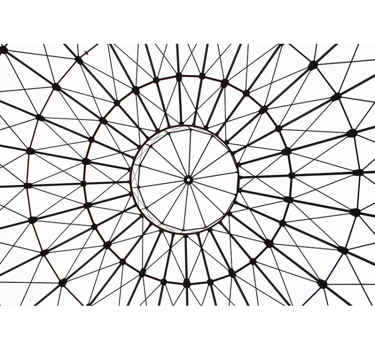 テクスチャとパターン 壁画 幾何学的配置のコンセプト - TENSTICKERS