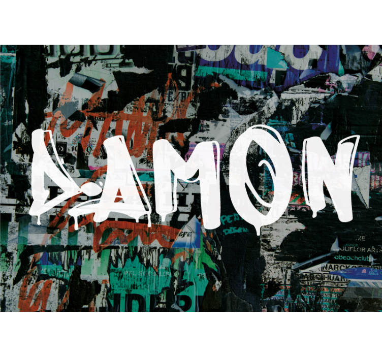 涂鸦 壁画 都会のステンシルアート - TENSTICKERS