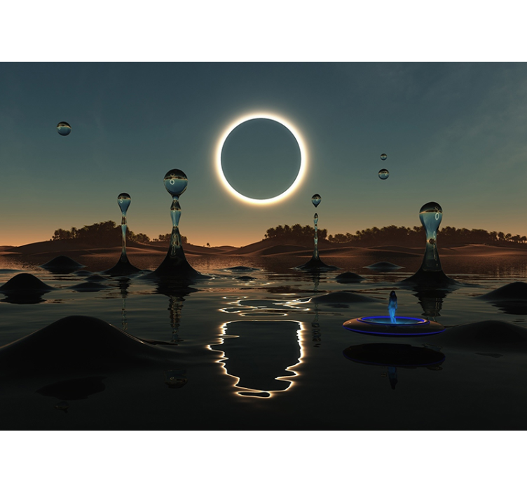 壁画 天の川 天上の水の風景 - TENSTICKERS