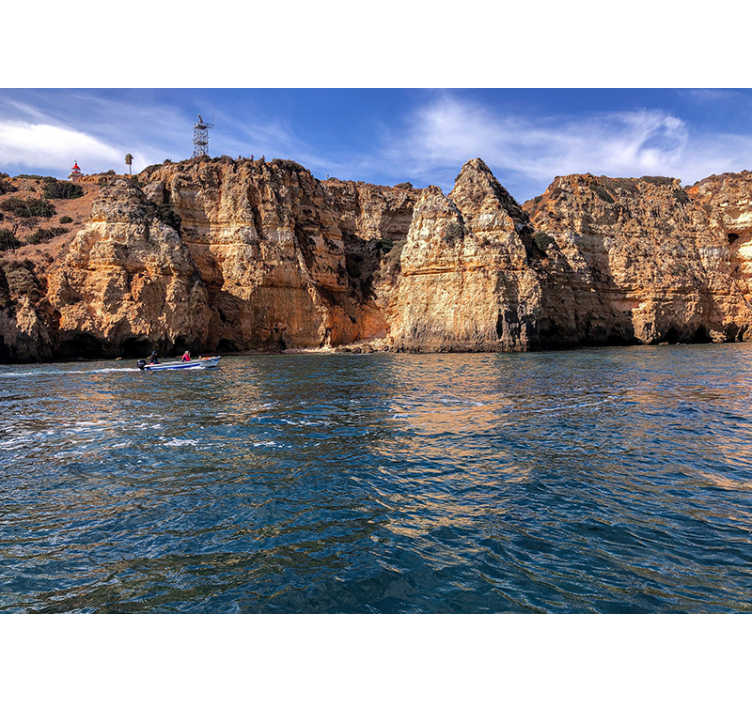 風景壁壁画 海辺の岩の構造 - TENSTICKERS