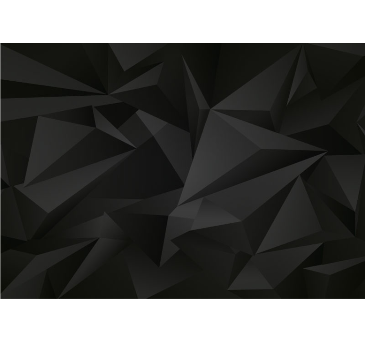 抽象的な壁の壁画 幾何学的な配置 - TENSTICKERS