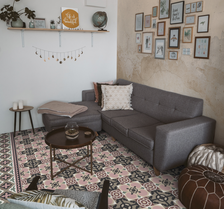 砂色のテクスチャ壁画 - TENSTICKERS