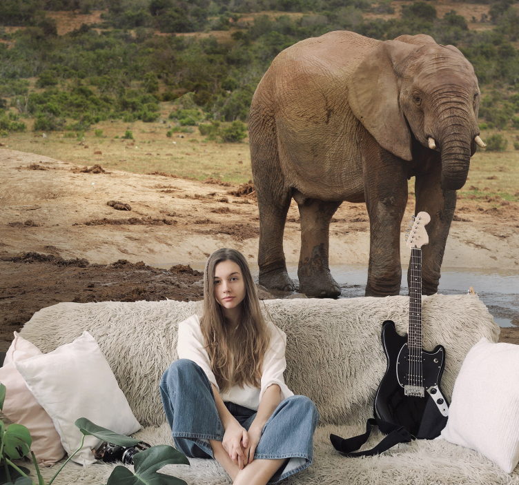 動物 壁画 象との遭遇 - TENSTICKERS