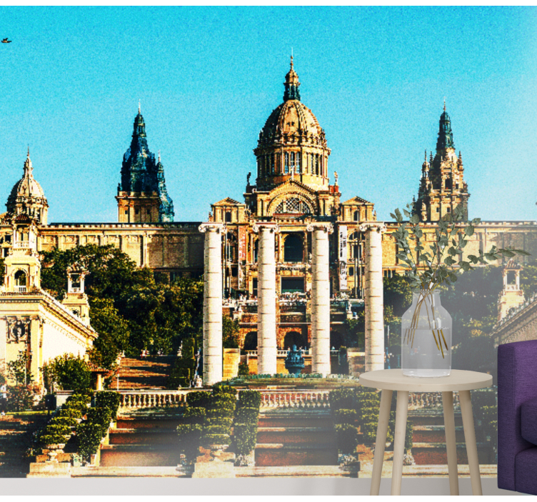 壁画 バルセロナ カタルーニャ国立美術館 - TENSTICKERS