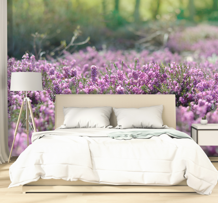 花 柄 壁画 咲き誇るヒース - TENSTICKERS