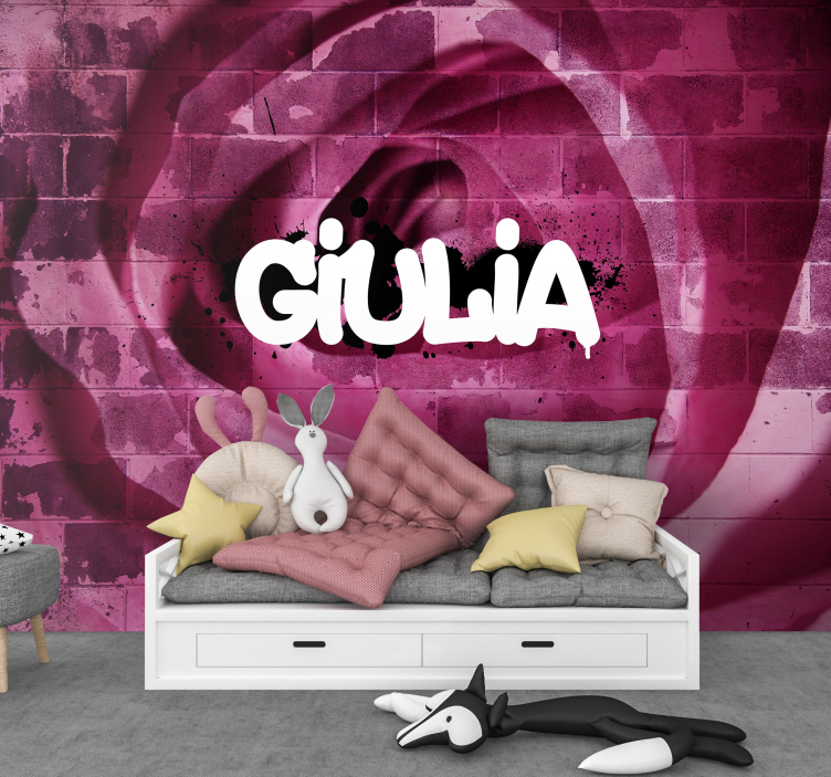 花 柄 壁画 カスタムローズデザイン - TENSTICKERS