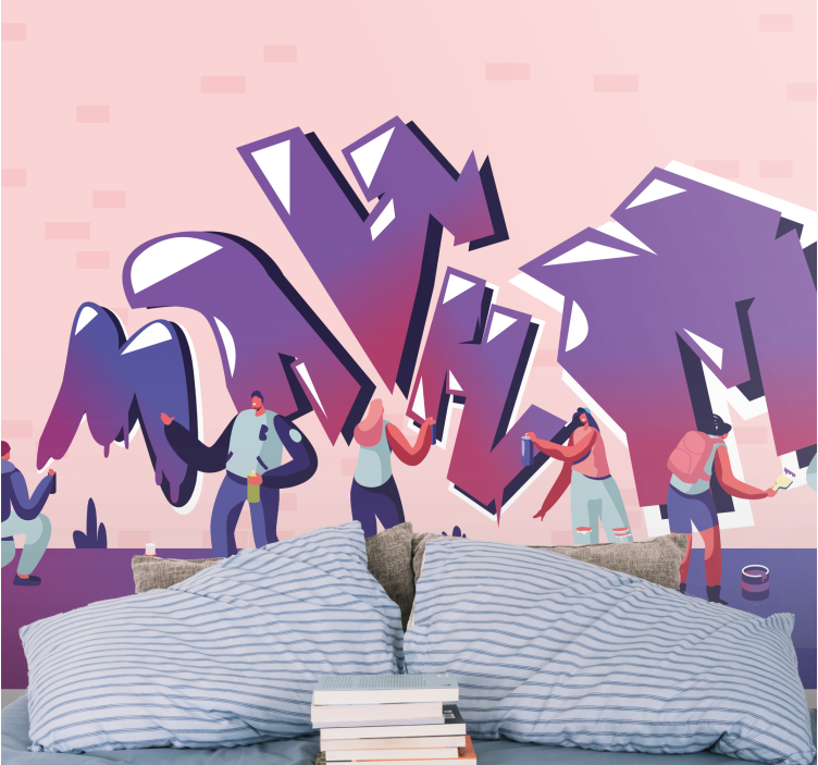 涂鸦 壁画 創造的な都市表現アート - TENSTICKERS