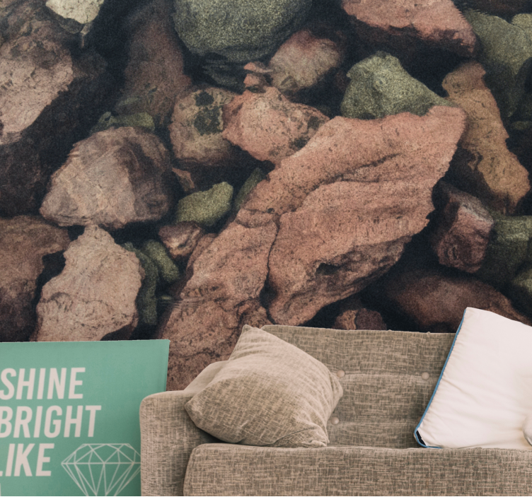 石 壁画 岩の質感パターン - TENSTICKERS