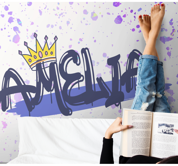 フレーズ壁画カスタマイズネームフォーメーション - TENSTICKERS