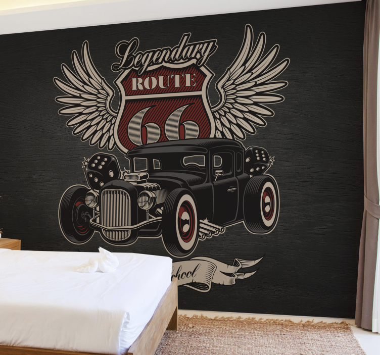 サービスルート車の壁画 - TENSTICKERS