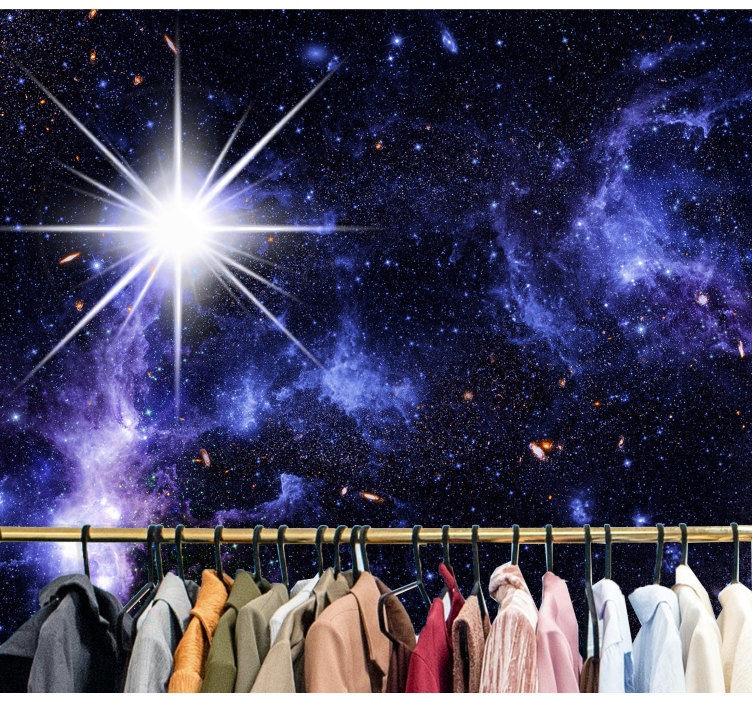 壁画 天の川 宇宙の星空探検 - TENSTICKERS