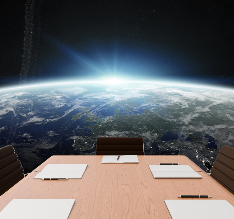 壁画 天の川 地球の視点からの眺め - TENSTICKERS