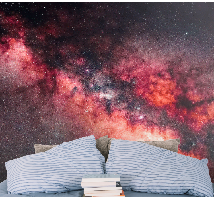 壁画 天の川 銀河の星雲シーン - TENSTICKERS