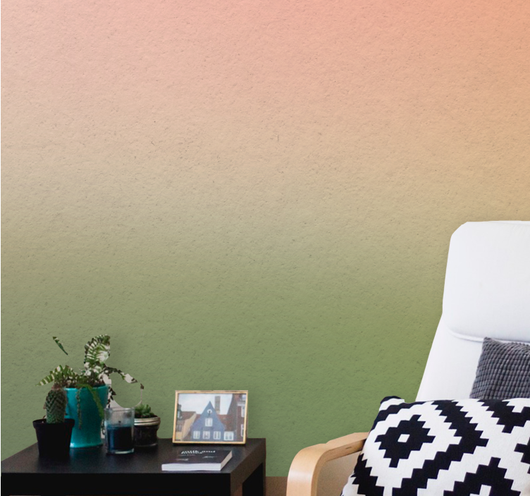 テクスチャとパターン 壁画 グラデーションカラーフェード - TENSTICKERS