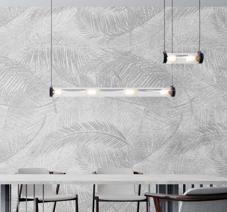 自然 壁画 おしゃれな葉のパターン - TENSTICKERS