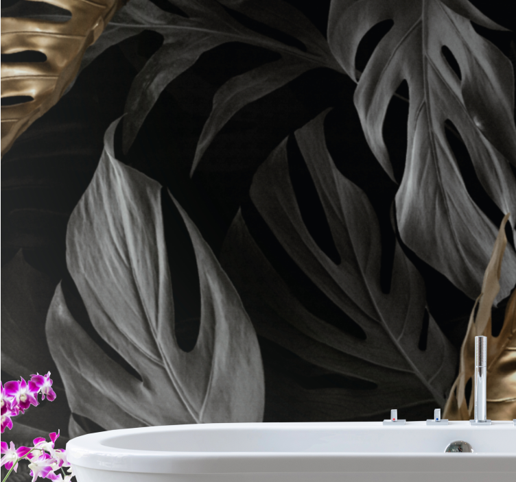 自然 壁画 トロピカルリーフコンセプト - TENSTICKERS