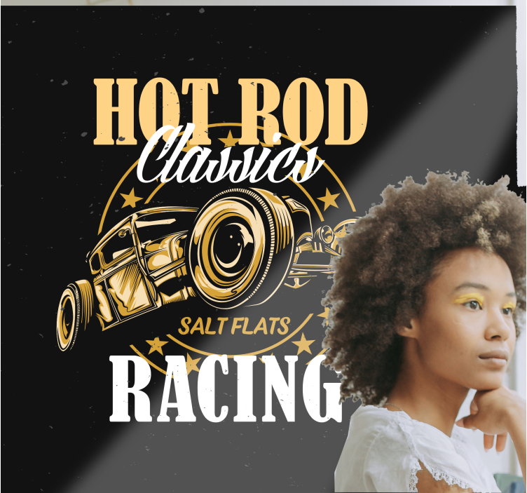 車 壁画 クラシックカー レーシング - TENSTICKERS