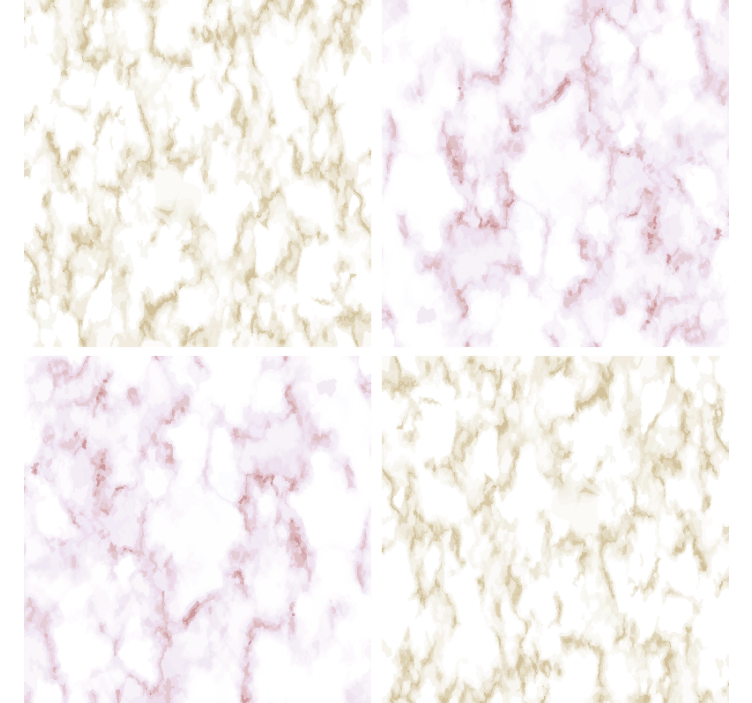 コースターテクスチャ効果大理石模様効果 - TENSTICKERS