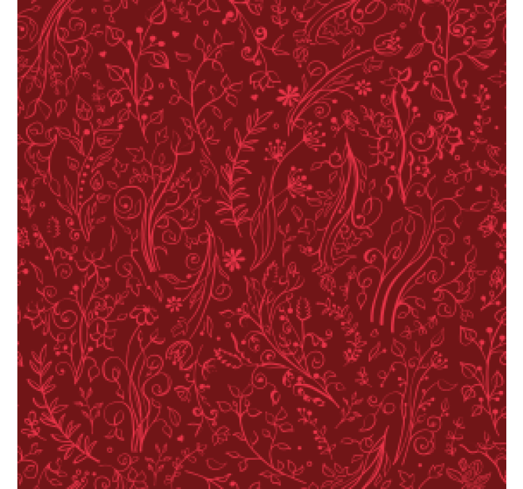 コースターテクスチャ効果花柄背景 - TENSTICKERS