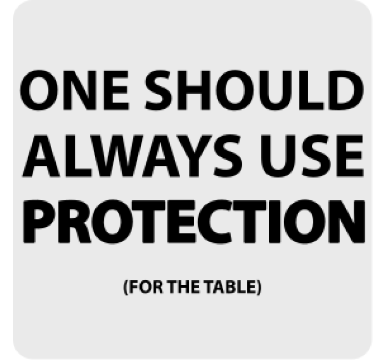 コースター 引用 太字テキストリマインダー - TENSTICKERS