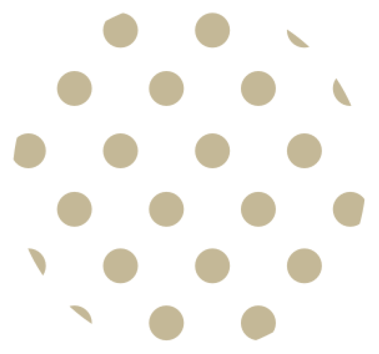 ベージュドットコースターモダンコースター - TENSTICKERS