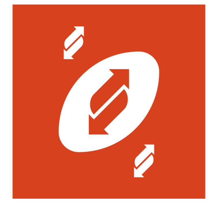 ビンテージ コースター 循環矢印シンボル - TENSTICKERS