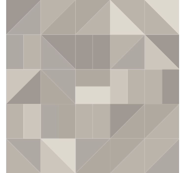 コースターテクスチャ効果幾何学的三角模様 - TENSTICKERS