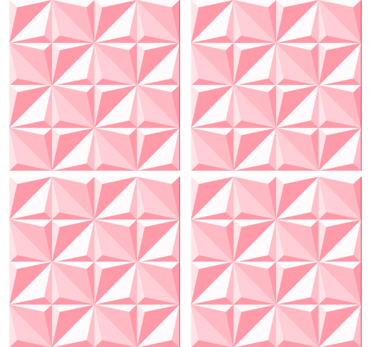 コースターテクスチャ効果幾何学模様テクスチャ - TENSTICKERS