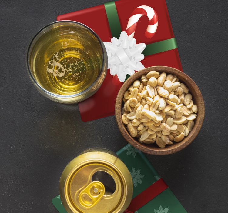 ギフトボックスパックドリンクコースター - TENSTICKERS