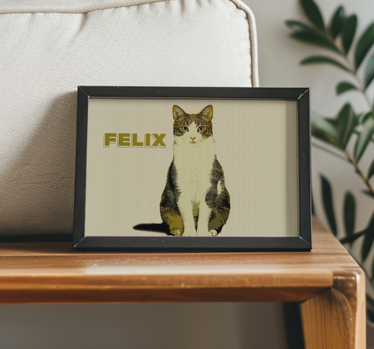 ポスター 他動物 パーソナライズされたイラストハーフトーン - TENSTICKERS