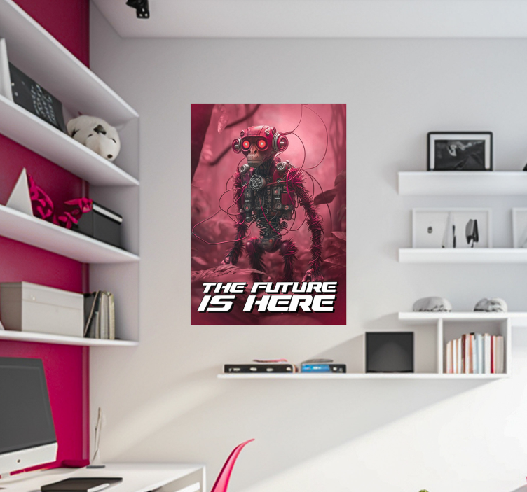 ポスター ユースルーム ロボットモンキーロボットモンキー - TENSTICKERS