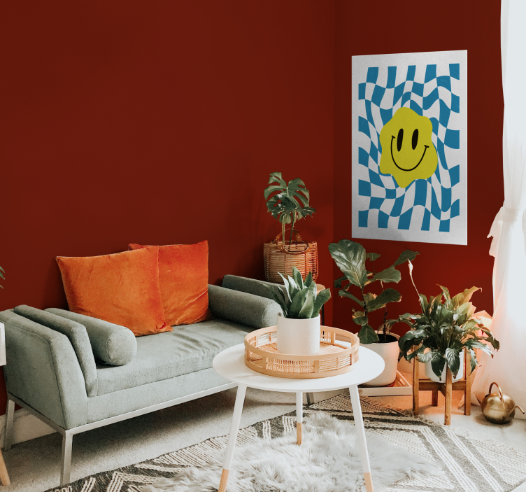 スマイリー グルーヴィー ポスター プリント - TENSTICKERS