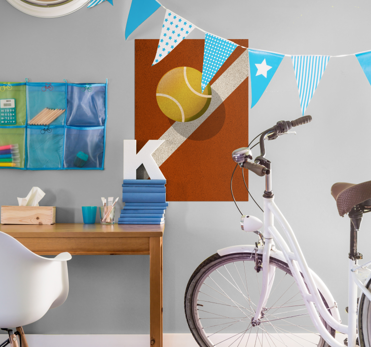 テニスボールデザインポスター - TENSTICKERS